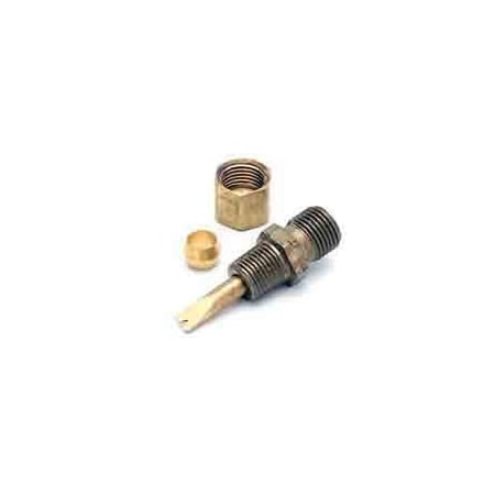 Alemite Spray Fitting, 14 In Tube X 18 In Male Nptf Thread, 15364 In Oal, Brass, 3812885 381288-5